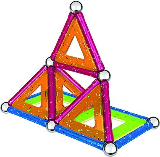 Geomag Μαγνητικό Παιχνίδι Κατασκευών Panels Glitter για Παιδιά 3+ Ετών