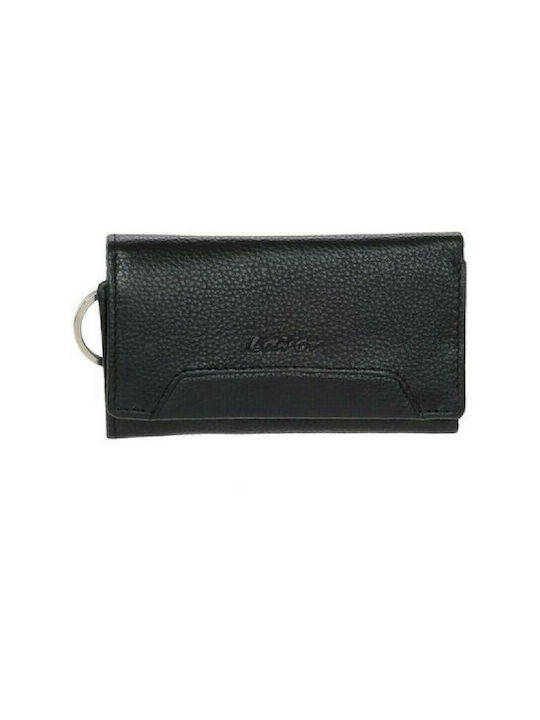Lavor Key Holder Wallet Leather Black