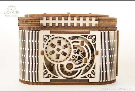 Ugears Παιχνίδι Κατασκευών Ξύλινo Treasure Box για Παιδιά 14+ Ετών