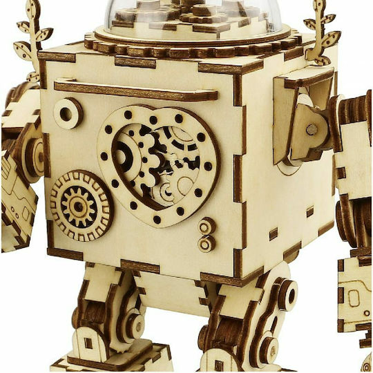 Robotime Wooden Construction Toy 3D Orpheus Music Box for Children 14+ years old+ Years