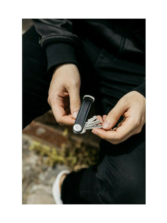 Orbitkey Keychain Leather Black