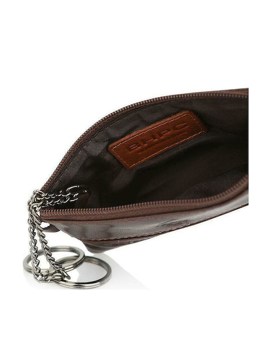 Beverly Hills Polo Club Schlüsselhalter aus Leder Braun
