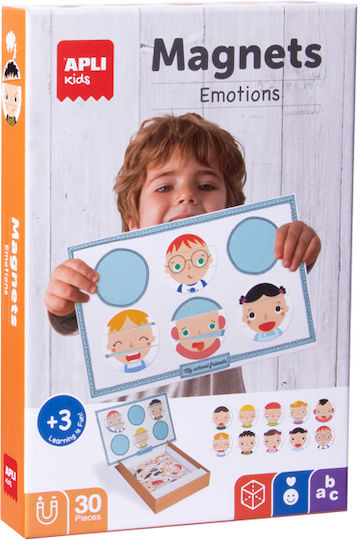 Apli Kids Μαγνητικό Παιχνίδι Κατασκευών Emotions Magnets για Παιδιά 3+ Ετών
