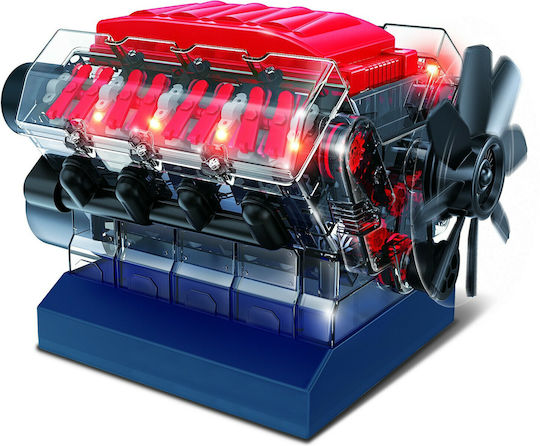 Buki Plastic V8 Engine Construction Toy For Children 10+ Years