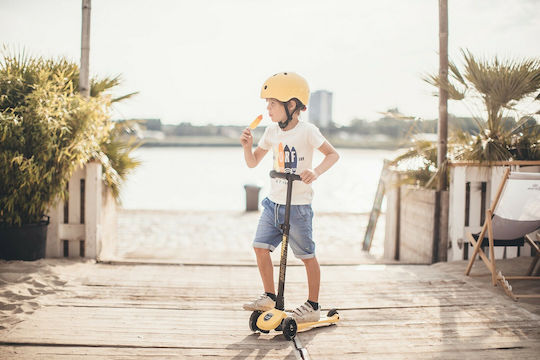 Scoot & Ride Kids Scooter Foldable Highwaykick 3 3-Wheel for 3-6 Years Yellow