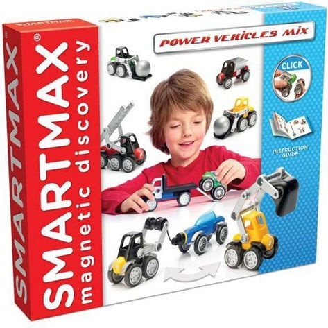 Smartmax Magnetisches Bauspielzeug Power Mix für Kinder ab 3+ Jahre alt Jahren