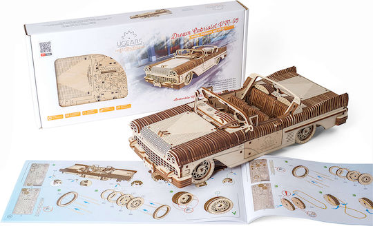 Ugears Построителна дървена игра Dream Cabriolet VM-05