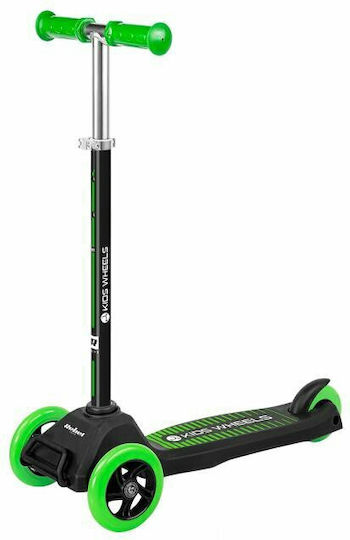 Rebel Kids Scooter Foldable 3-Wheel Green