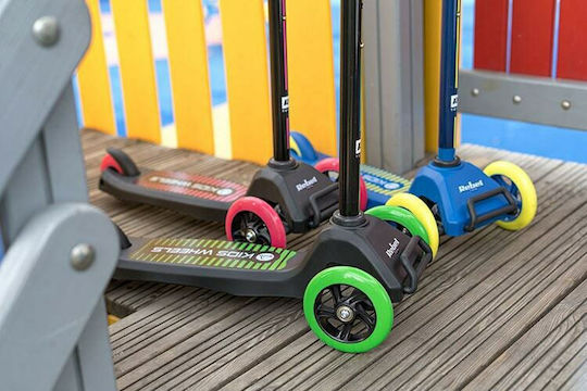 Rebel Kids Scooter Foldable 3-Wheel Green