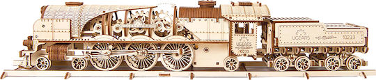Дървена Конструктивна Игра V-Express Steam Train with Tender