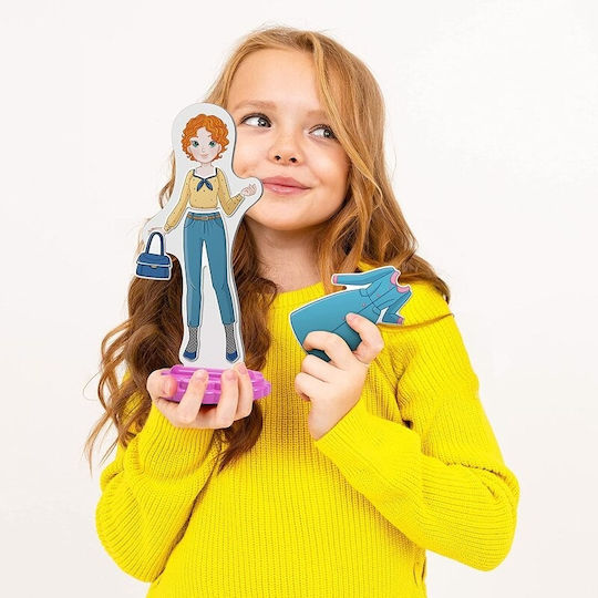 Quercetti Magnetic Construction Toy Magnetic Fashion Maggie For Children 5+ Years