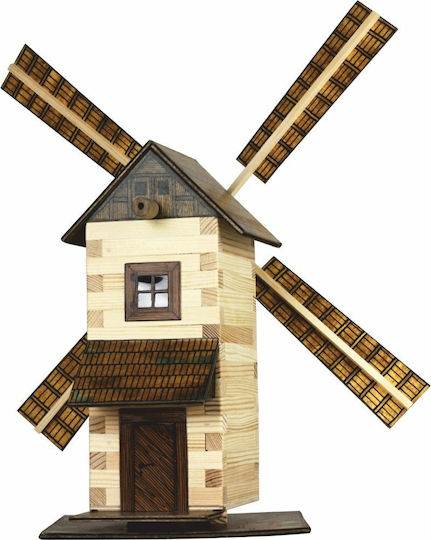 Walachia Wooden Construction Toy Windmill Nr.15 for Children 8++ Years