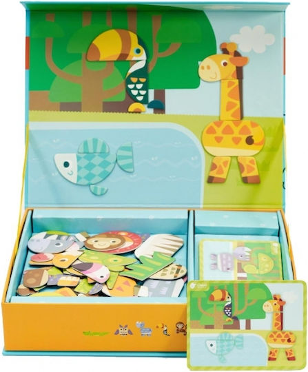 Classic World Magnetic Construction Toy Animals of the Forest for Children Aged 3+