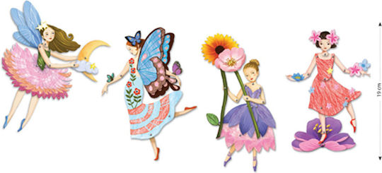 Djeco Paper Construction Toy Fairy Puppets for Children 6+ years old+ Years