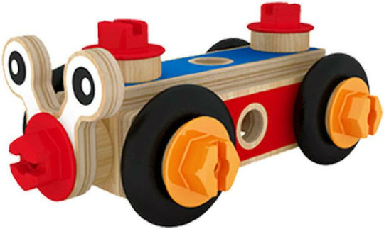 Hape Holz-Bauspielzeug Basic Builder Set für Kinder ab 3+ Jahre alt Jahren