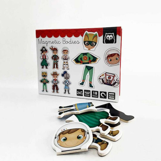 Eureka Magnetic Construction Toy Match the Heroes for Children 3 Plus Years
