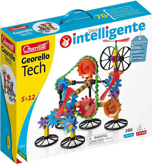 Quercetti Jucărie de Construcție din Plastic Georello Tech pentru Copii 5+ ani+ Ani