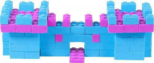 Wabafun Construction Toy with Sand Ultimate Brick Maker Pink for Children 3+ Years