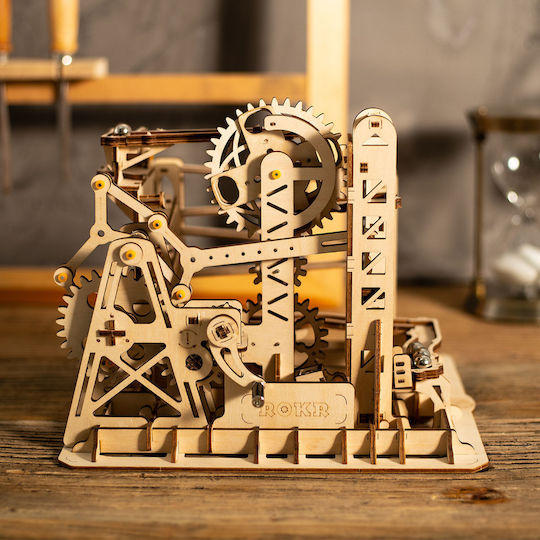 Robotime Παιχνίδι Κατασκευών Ξύλινo Marble Explorer 3D για Παιδιά 14+ Ετών