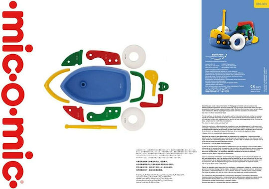 Mic O Mic Plastic Construction Toy Boat Kit
