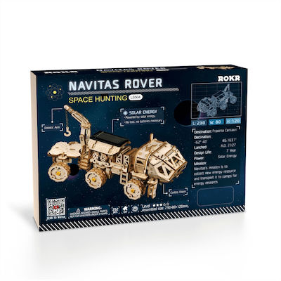 Robotime Wooden Construction Toy Navitas Rover Kid 8++ years