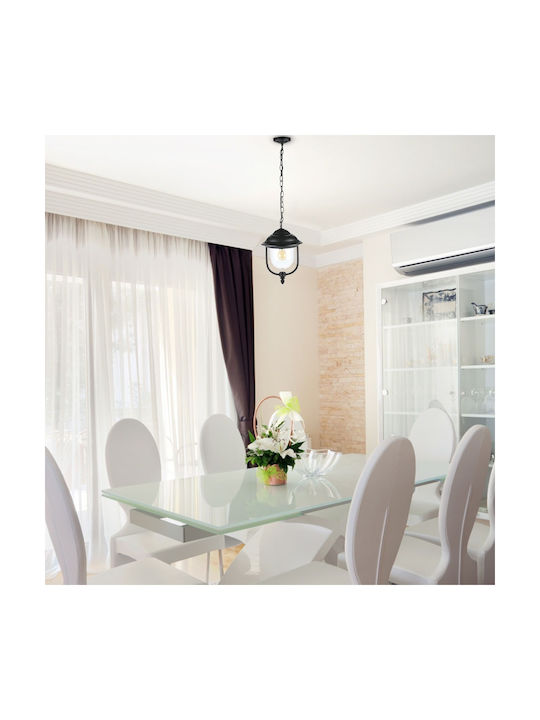 V-TAC Outdoor Hanging Ceiling Light E27 in Black Color 7529