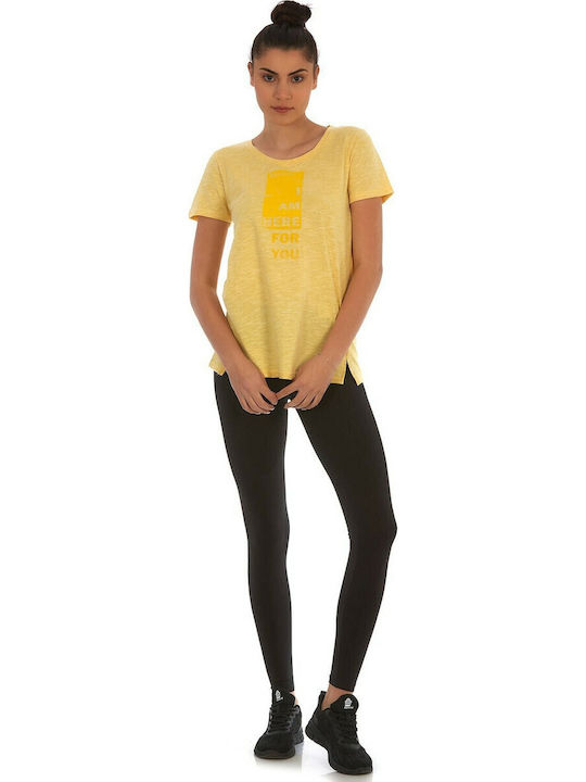 Women's Athletic T-shirt Yellow