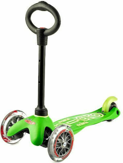 Micro Παιδικό Πατίνι Mini 3 in 1 Deluxe Τρίτροχο με Κάθισμα για 1-5 Ετών Πράσινο