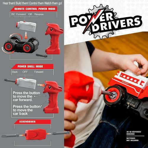 Flybar Παιχνίδι Κατασκευών Πλαστικό Power Drivers Πυροσβεστικό Διάσωσης