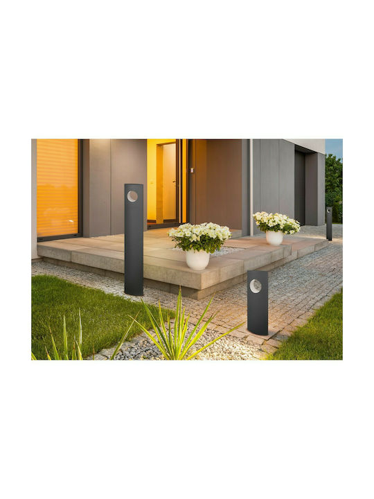 Trio Lighting Katun Small Post Outdoor Floor Lamp 5W with Warm White Light IP54 Black