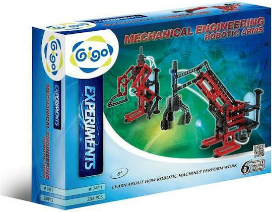 Gigo Παιχνίδι Κατασκευών Πλαστικό Mechanical Engineering Robotic Arms για Παιδιά 8+ Ετών