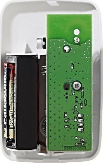 Paradox Glass Break Sensor Battery with Range 6m Wireless Breakage 433MHz in White Color