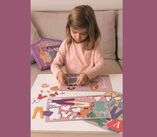 Apli Kids Μαγνητικό Παιχνίδι Κατασκευών Fashion για Παιδιά 6+ Ετών AP-17201