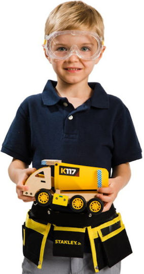Stanley Jr Toys Παιχνίδι Κατασκευών Ξύλινo Φορτηγό με Ανατρεπόμενο Κάδο για Παιδιά 5+ Ετών