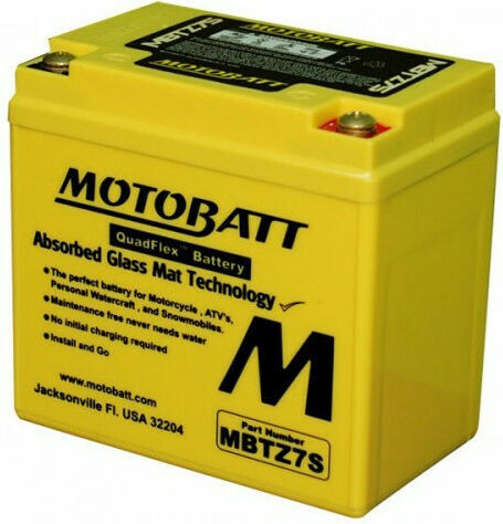 MotoBatt Baterie Motocicleta YTZ7S-BS cu Capacitatea 6Ah