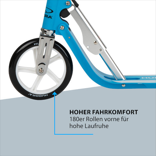 Hudora Παιδικό Πατίνι Αναδιπλούμενο Little BigWheel Δίτροχο Μπλε