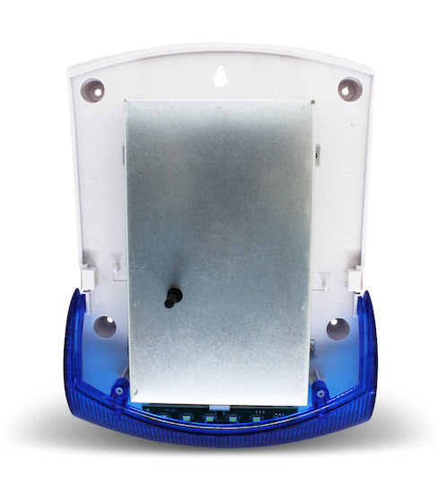 Spark AL3650B Alarm-Sirene Batteriebetrieb Externer Einsatz mit Blauem Licht
