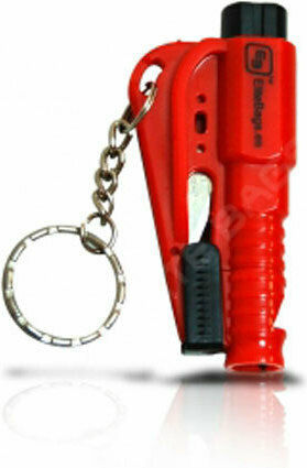 Germanos Automatic Car Emergency Hammer With Red Seatbelt Cutter