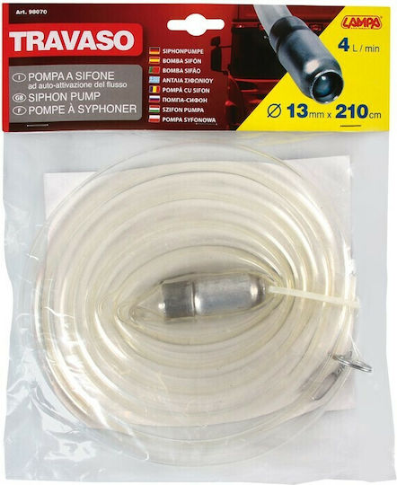 Lampa Χειροκίνητη Αντλία Αυτοκινήτου Μετάγγισης Βενζίνης / Πετρελαίου / Λαδιού / Νερού