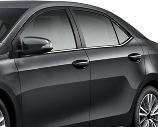 S-dizayn Trim Παραθύρων για Toyota Corolla 4D 2014 Χρώμιο 4τμχ /SD