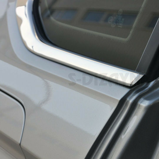S-dizayn VVW Tiguan 5D 2016 Trim Μαρκέ Παραθύρων Αυτοκόλλητα Χρωμίου 12τμχ /SD