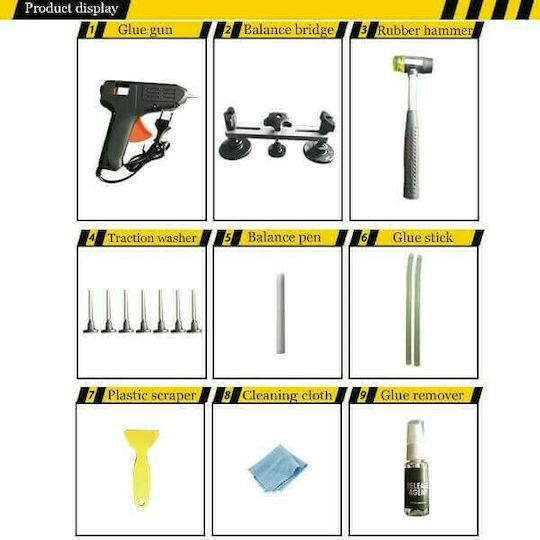 Locbondso Kit Επιδιόρθωσης για Τζάμια-Παρμπρίζ Αυτοκινήτου