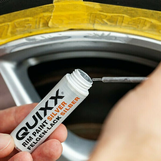 Quixx Wheel Repair Kit Επιδιόρθωσης για Ζάντες Αυτοκινήτου Μαύρο 16gr - 12ml