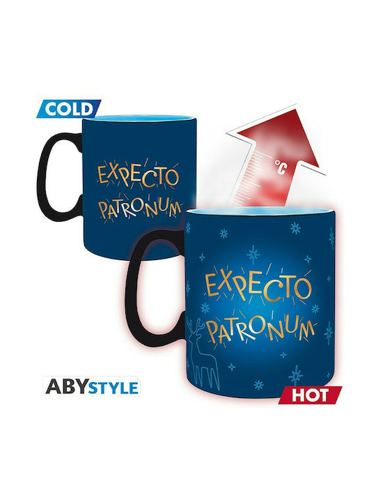 Abysse Harry Potter - Expecto Patronum Heat Change Κούπα Κεραμική Μπλε 460ml