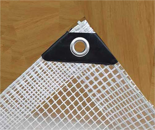 Bradas Αδιάβροχος Μουσαμάς 100gr/m² 4x6μ. Ελαφρού Τύπου Διάφανος