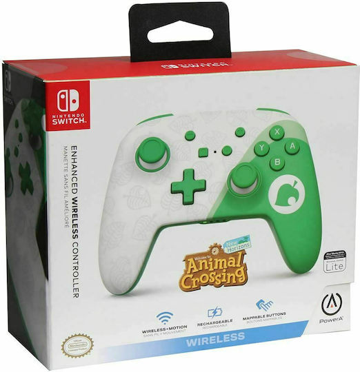 PowerA Enhanced Wireless Gamepad for Switch Animal Crossing Nook