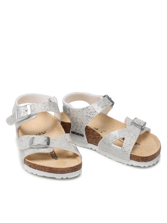 Kids' Anatomic Silver Sandals