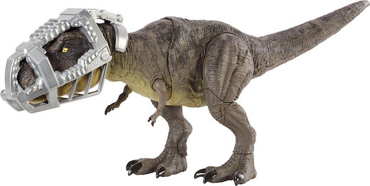Φιγούρα Δράσης T-Rex που Περπατάει και Απελευθερώνεται Jurassic World Δεινόσαυρος με Ήχους για 4+ Ετών 54εκ.
