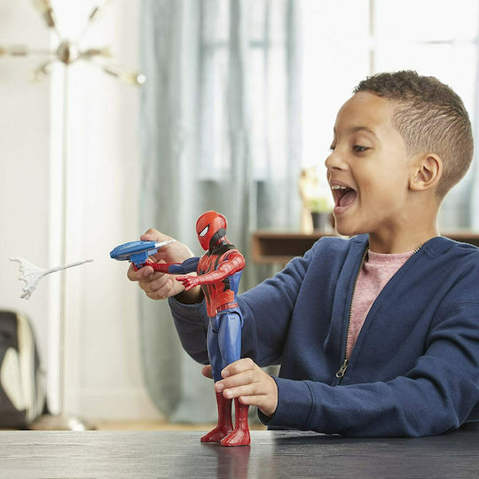 Action Figure Titan Hero Innovation Spider-Man Blast Gear Marvel Avengers Spider-Man for 4+ years old Years 30cm.