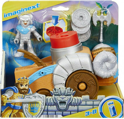 Αυτοκίνητο δράσης Imaginext Ιππότες-Βασιλικός Πολιορκητικός Κριός für 3+ Jahre